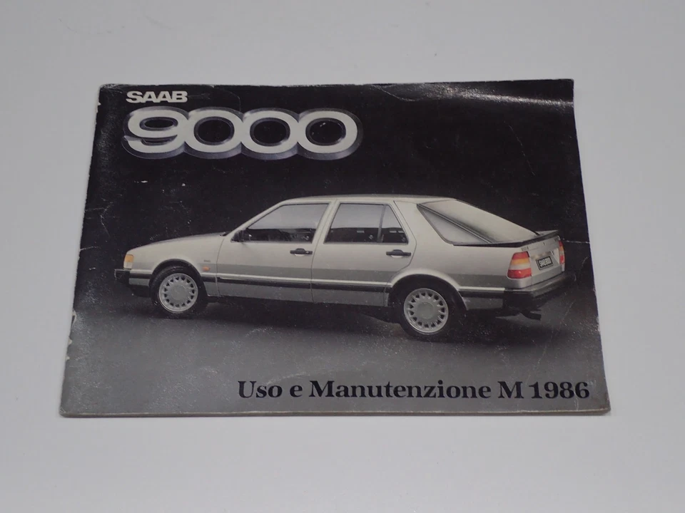 SAAB 9000 LIBRETTO USO E MANUTENZIONE 1986 - Immagine 1 di 4