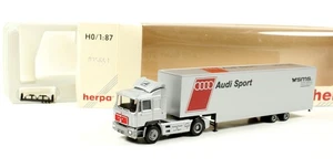 H0 Herpa 035651 MAN Sattelzug "Audi Sport- sms AG" silber OVP - Imagen 1 de 3