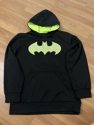 Sudadera con capucha negra Batman Youth con símbolo de Batman en el pecho Foto 1 de 4