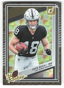 2025 Donruss Panini Football Jack Bech Rookie Las Vegas Raiders #15 - Picture 1 of 2