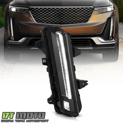 For 2020-2025 Cadillac XT6 Bumper LED DRL Switchback Signal Fog Light Passenger - Image 1 of 4