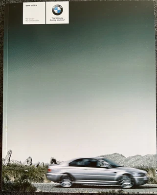 BMW M3 КУПЕ И M3 КАБРИОЛЕТ PRESTIGE ПРОДАЖИ БРОШЮРА 2006 США ИЗДАНИЕ - Изображение 1 из 4