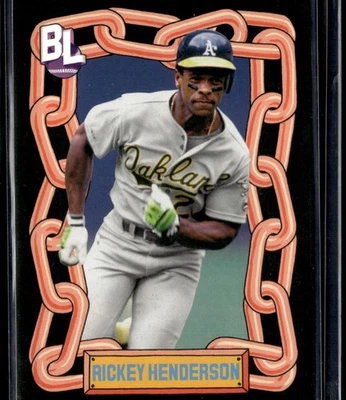 2024 Topps Big League #TBL-22 Rickey Henderson Topps Big Leaguer - Image 1 of 2