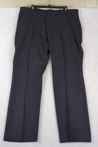 Perry Ellis Travel Luxe Herrenhose 38 x 30 elegant Essentials bügelfrei marineblau neu mit Etikett - Bild 1 von 6