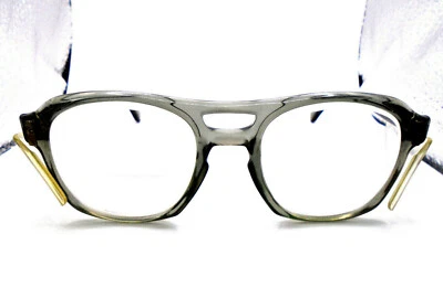 AO Flexi-Fit 5 1/2 S Z87 Green Double Bridge Vintage Eyeglasses Frames 140 - Image 1 of 4