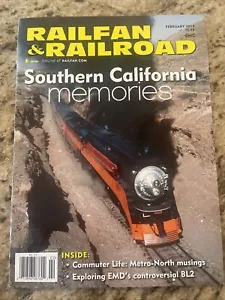 Railfan & Railroad Magazine February 2014 Vol 33 No 2 Southern Cali. Memories Y - Imagen 1 de 3
