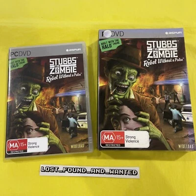 Stubbs The Zombie PC Game CD DVD Rom 2005 Rebel without a Pulse Edition - Image 1 of 4