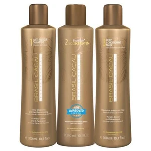 Kit de tratamiento de queratina ecológica brasileña Brasil Cacau - 300 ml | VENDEDOR AUS - Imagen 1 de 1
