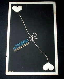Locandina originale film cubano 1973 "Un matrimonio senza anelli" rara arte da collezione. - Foto 1 di 7
