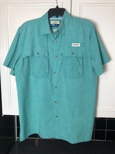 Camisa de pesca MAGELLAN para hombre verde azulado calce ventilado M equipo de pesca - Imagen 1 de 6