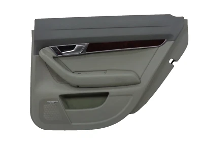 05-11 Audi A6 Rear Right Passenger Door Interior Trim Panel Gray OEM AK2106300 - Image 1 of 4