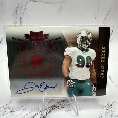 2010 Panini Plates & Patches - #143 Jared Odrick 121/249 (AU, RC)  - Image 1 of 2