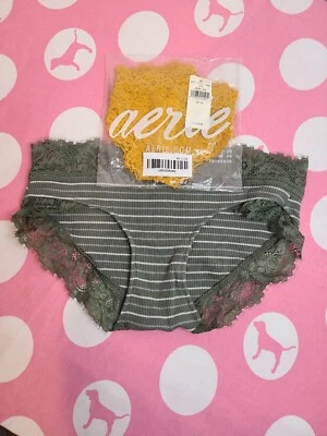 NWT Aerie 2pk Cotton & Lace Panties Size XS - Image 1 of 4