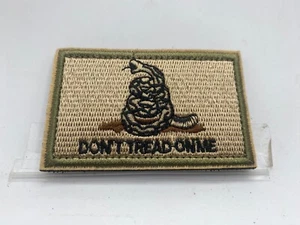 DON'T TREAD ON ME New EMBROIDERED NAME  PATCH WITH HOOK BACKING - Bild 1 von 1