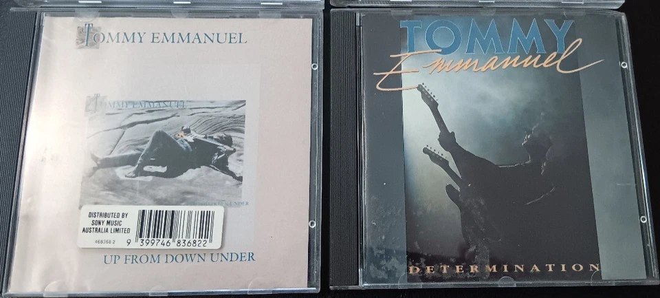 2 x CDs Tommy Emmanuel: Up From Down Under + Determinação - Imagem 1 de 1