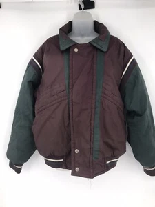 Vintage Levis Ski Jacket Trucker Coat 80s Puffy Bomber Men’s Size L Preppy - Picture 1 of 3