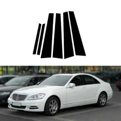 Подходит для Mercedes-Benz S-класса W221 боковые стойки стойки стойки наклейка на окно - Изображение 1 из 4