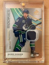 2019-20 SP Game Used Authentic Rookies Jersey Quinn Hughes - Canucks 404/599
