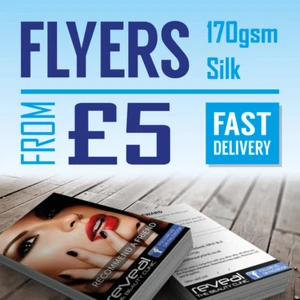 Folleto de volantes impresos Displaypro 170 g m papel de seda A6 DL A5 A4 A3 a todo color - Imagen 1 de 1