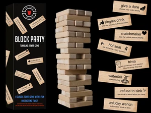 Block Party - Tumbling Tower Game™ Drinking Game™ | Tipsy Fun - Bachelorette  - Picture 1 of 6