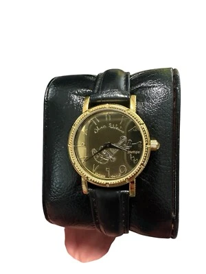 Nur Majan Omani Khangar Watch 32MM  18K Gold Plated Leather Band New Battery - Image 1 of 3
