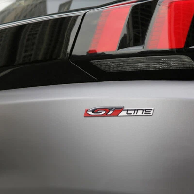 for Peugeot 3008 5008 GT Line Accessories Car Side Emblem Stickers Rear Trunk - Image 1 of 4