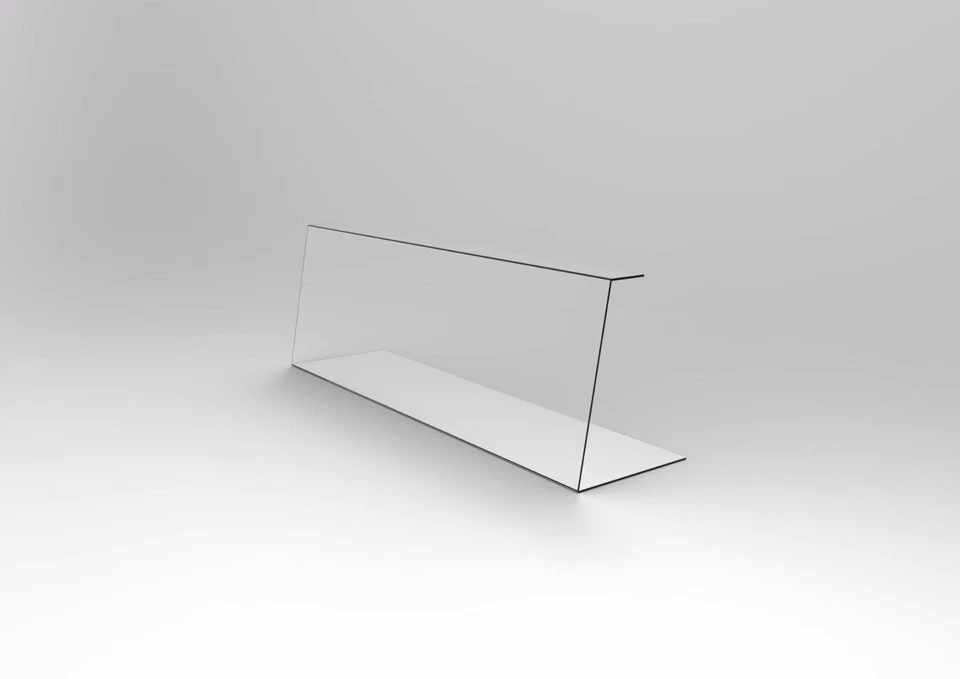 Acrylic Perspex Sneeze Guards - 1200mm Wide Protective Guards Medical Free Post - image 1 of 2