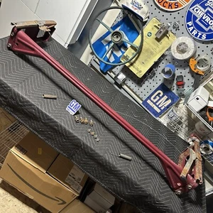 88-94 OBS CHEVY GMC SILVERADO SIERRA RED BENCH SEAT BOTTOM RAIL ASSEMBLY C/K OEM - Picture 1 of 24
