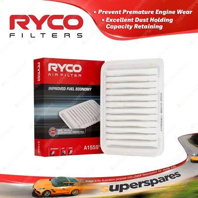 Ryco Air Filter for Toyota RAV 4 ZSA42R 4Cyl 2L Petrol 02/2013-On - image 1 of 2