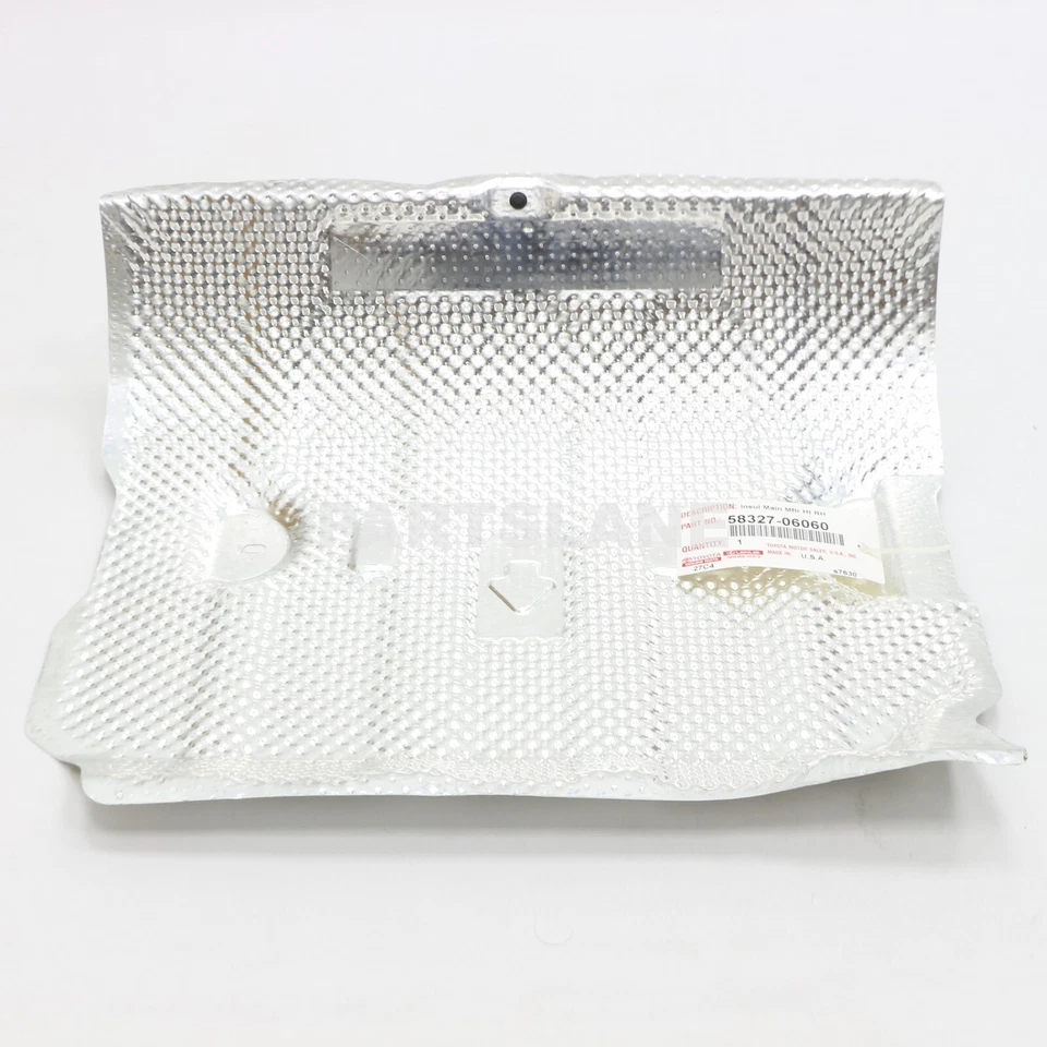 Toyota Avalon Camry OEM Genuine Right Main Muffler Heat Insulator 58327-06060 - Image 1 of 2