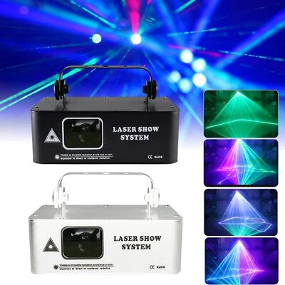 500mw RGB Laser Beam Line Scanner Projector DJ Disco Stage Lighting Effect Dance - Image 1 of 4