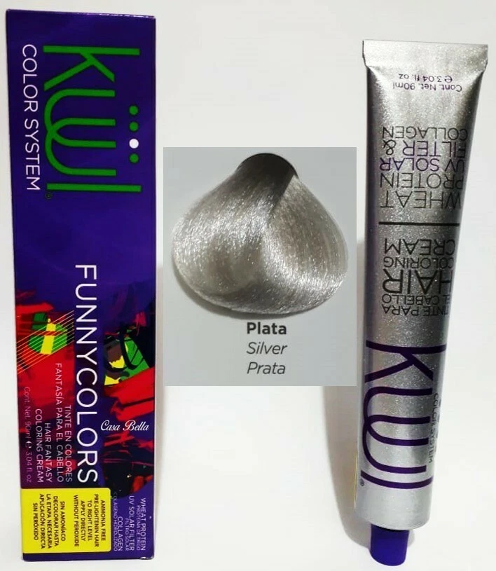 Kuul Color Crema Divertidos Colores Plata 3.04oz Foto 1 de 1