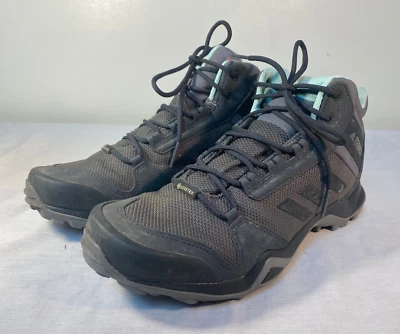 Adidas Terrex AX3 GTX Goretex Mid Hiking Boots Women's Gray Mint BC0591 - US 10 - Image 1 of 4