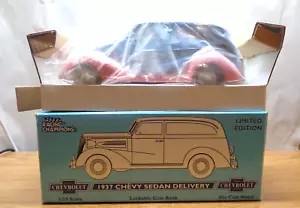 Rick Wilson #44 1/25 scale 1937 Chevy Sedan Delivery Lockable Bank NIB - Picture 1 of 6