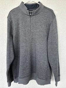 New UNDER ARMOUR ColdGear Loose Gray 1/4 Zip Pullover Men's Size 2XL - Picture 1 of 5