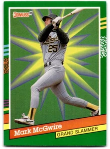 Mark McGwire 1991 Donruss #11f Grand Slammers Oakland Athletics - Picture 1 of 2
