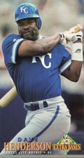 1994 Fleer Extra Bases Dave Henderson Kansas City Royals #91