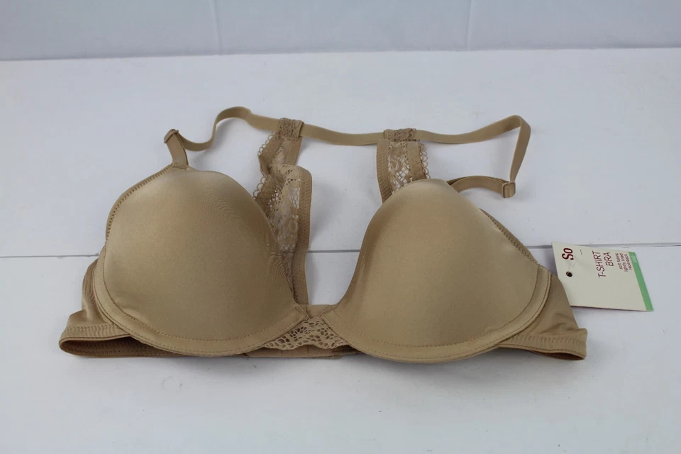 Kohl's SO Intimates So Soft T-Shirt White Bra Underwire Size 34B