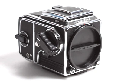 Hasselblad 202FA Gehäuse Body Chrom mit Lichtschachtsucher - Bild 1 von 4