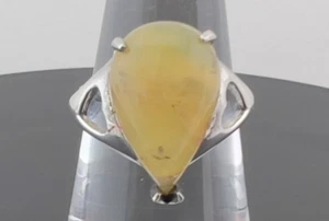 Ring 925 Sterling Silber Äthiopischer Opal Herz Akzente Damen Größe 6,25 - Bild 1 von 9