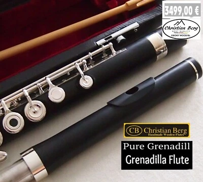 Holzquerflöte Holz-Querflöte  Flûte en bois Flauta madera C-FOOT pi - Bild 1 von 4