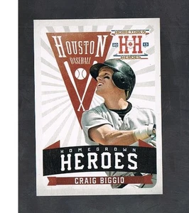 Craig Biggio #HH9 ASTROS Legend Homegrown Heroes 2013 Panini Hometown Heroes - Bild 1 von 1