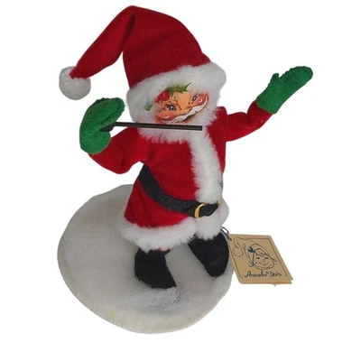 Vintage Annalee Santa Claus Christmas Doll Figurine - Image 1 of 4