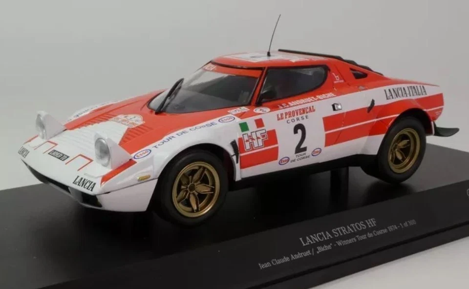 MINICHAMPS, LANCIA Stratos #2 Winner Tour de Corse 1974 J-C.ANDRUET / BICHE, ... - Image 1 of 1