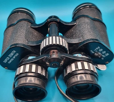 Vtg Super Zenith Binoculars 7x-14 x 40 Zoom Field 5.2 at 7X Coated Optics Japan - Image 1 of 4