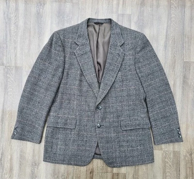 De Colección Años 70 80 Kuppeheimer Hombres Traje Chaqueta 2 Botones Hecho en EE. UU. Foto 1 de 4