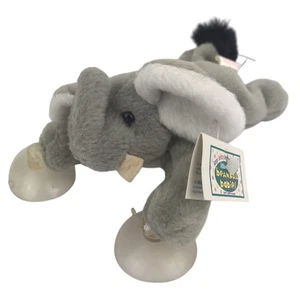 Kellytoy Little Mini Beanpal Babies Nuttah Jr. Elephant Plush Suction Cups 1996 - Picture 1 of 14