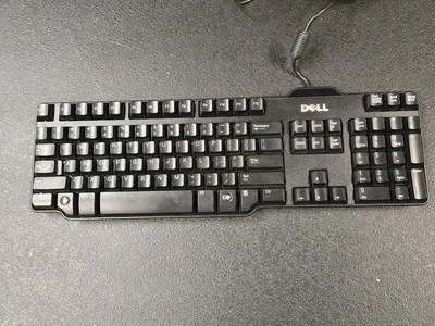 Genuine Dell Wired Keyboard USB Model Mechanical L100 Standard 104-key  - Image 1 of 2