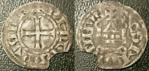Philippe II Auguste - denier tournois, Saint Martin de Tours 1204-1220 AD ! - Imagen 1 de 1