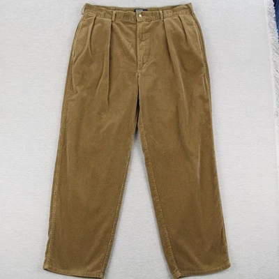 Vintage Polo Ralph Lauren The Classic Golf Pant Mens 36x30 Brown Corduroy USA - Image 1 of 4
